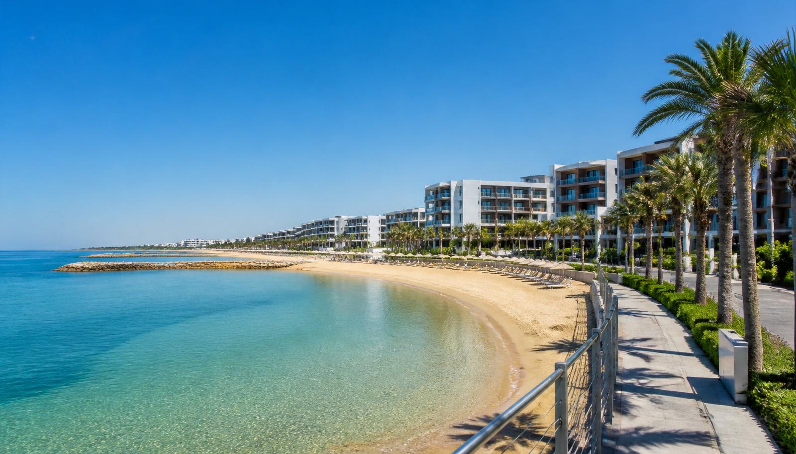 Kenderli resort zone on the Caspian coast