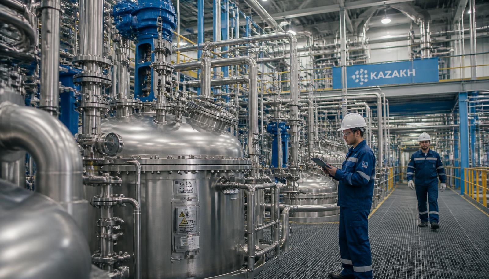 Chemical plant interior